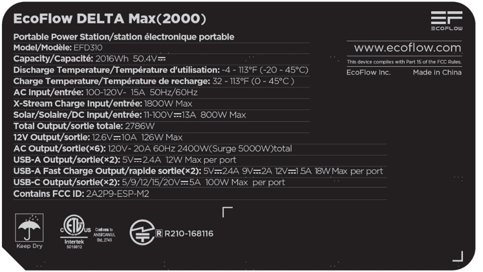 EcoFlow Technology Consumer products — recalled consumer products (photo 2)