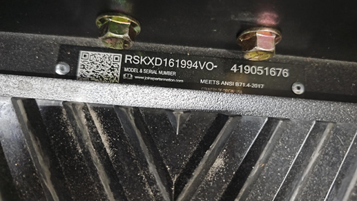 Spartan Mowers and UTVs Consumer products — recalled consumer products (photo 4)