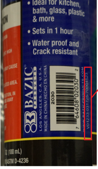 Bazic Products Consumer products — recalled consumer products (photo 2)