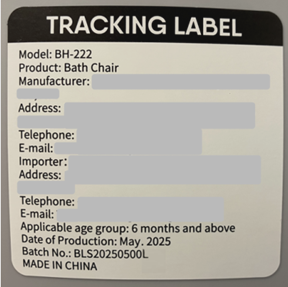 Consumer products — recalled consumer products (photo 4)
