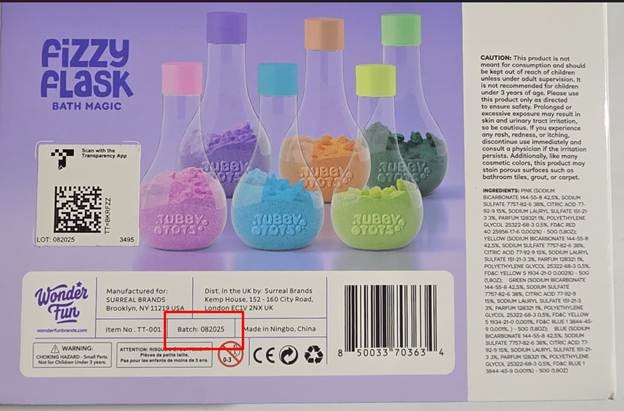 Surreal Brands Consumer products — recalled consumer products (photo 2)