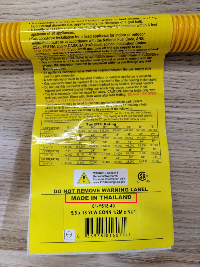 DuraTrac Consumer products — recalled consumer products (photo 4)