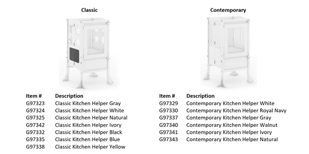 Consumer products — recalled consumer products