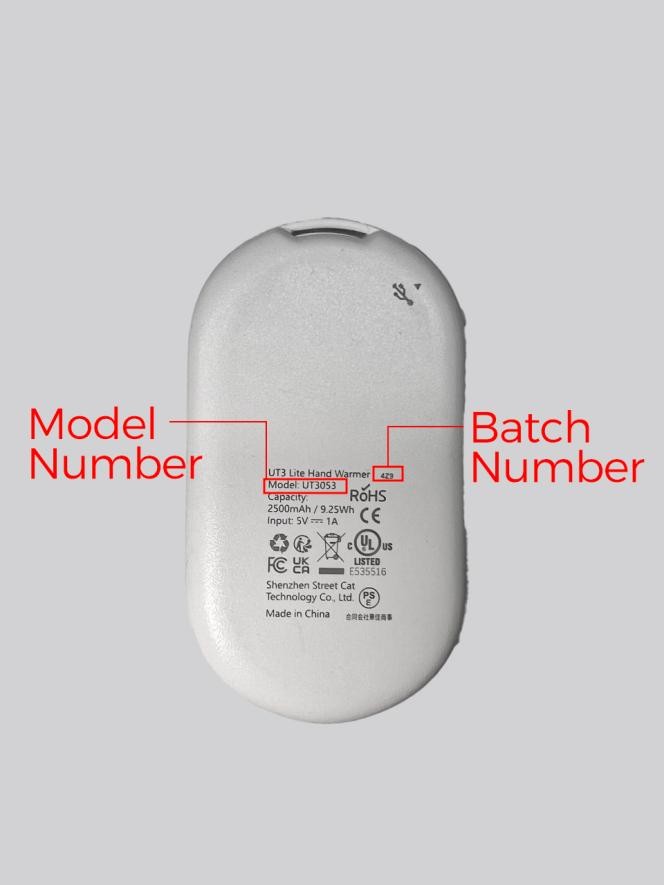 OCOOPA Direct Consumer products — recalled consumer products (photo 3)