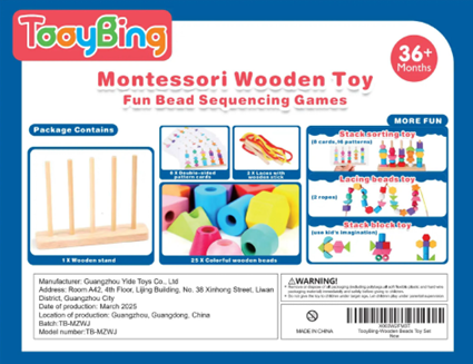 Guangzhou Yide Toys Co., Ltd. Consumer products — recalled consumer products (photo 3)