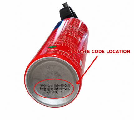 Prepared Hero Fire Extinguishers — recalled fire extinguishers (photo 2)