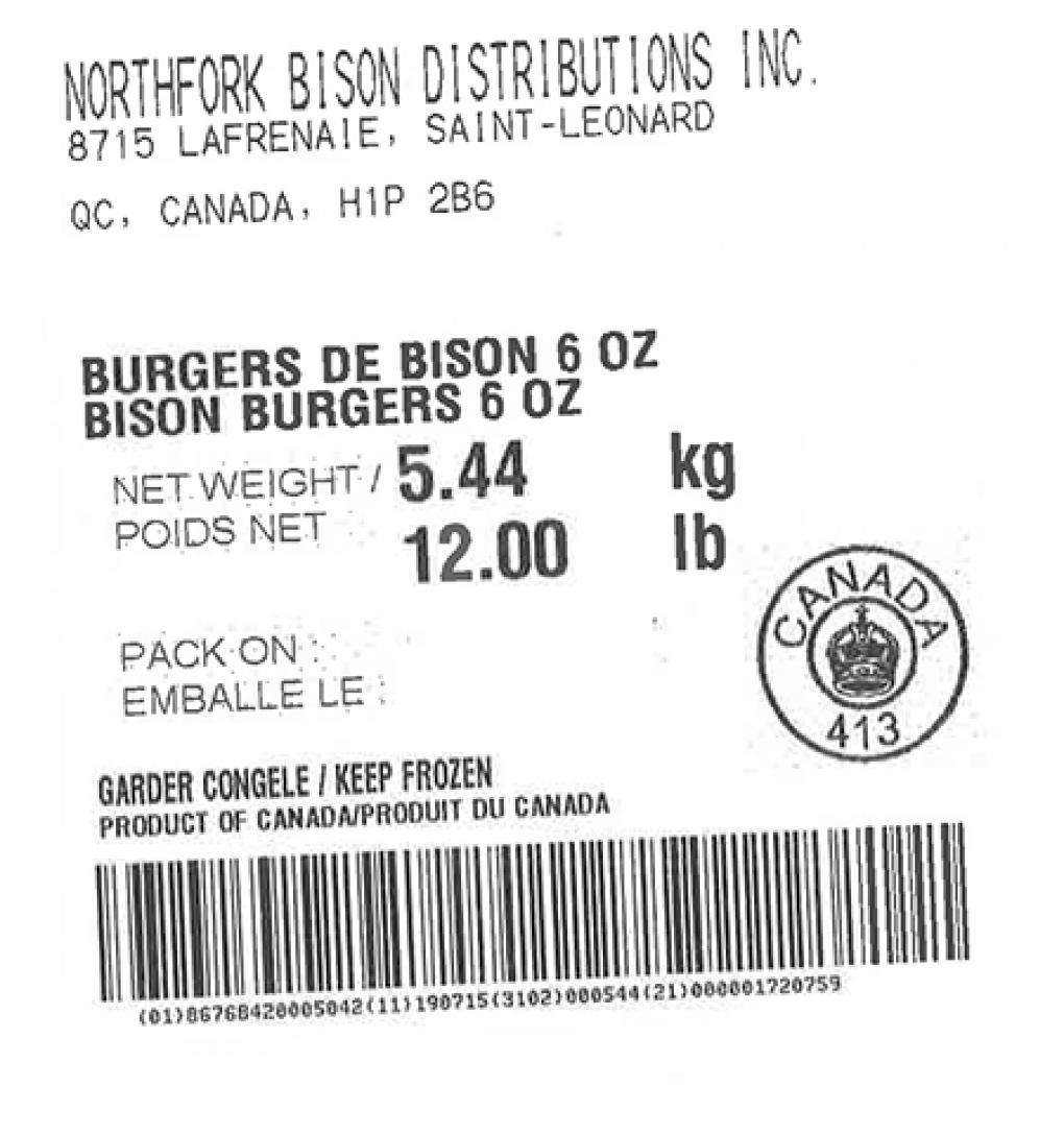 Northfork Bison Distributions Other food products — recalled other food products (photo 3)