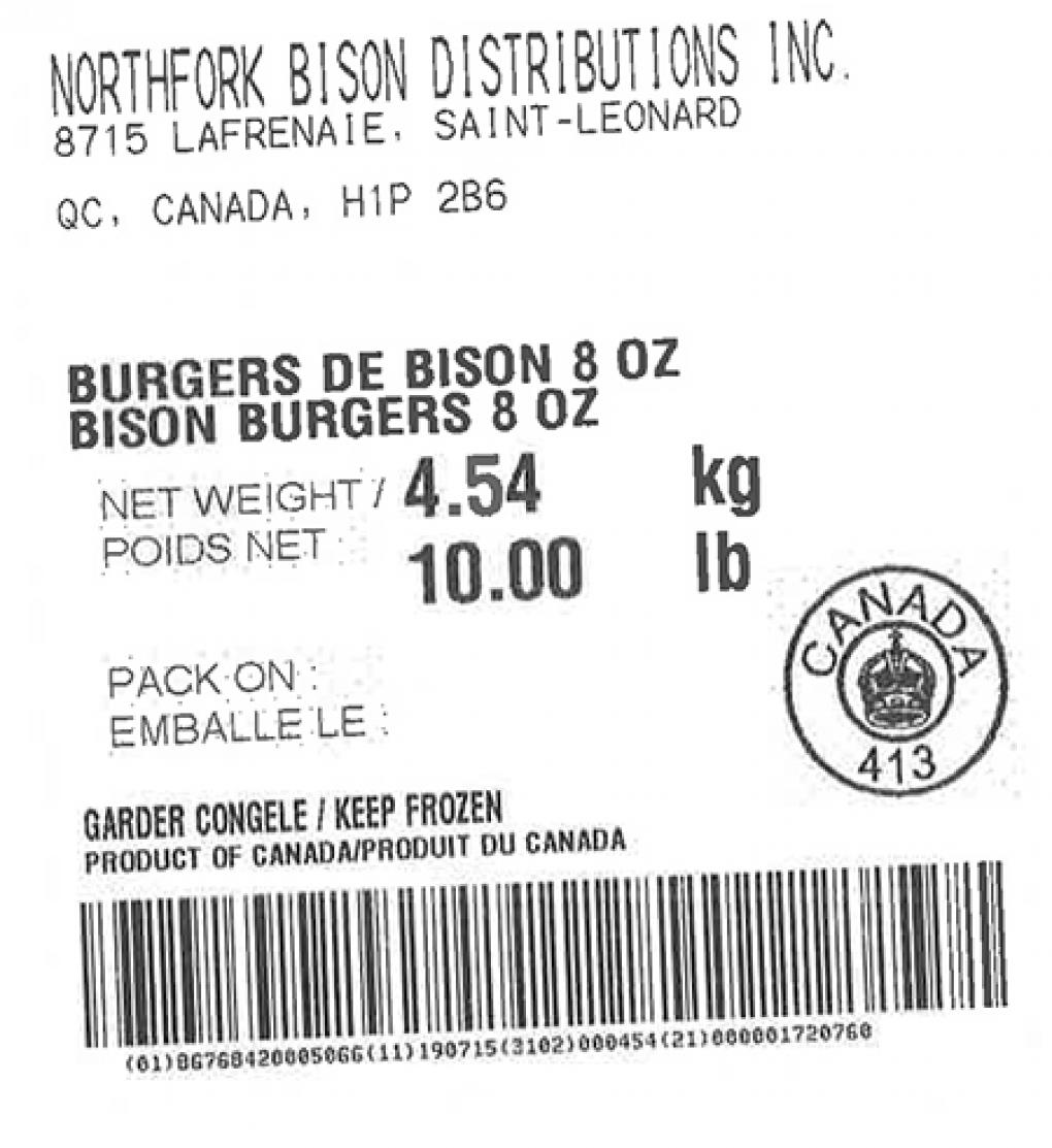 Northfork Bison Distributions Other food products — recalled other food products (photo 4)