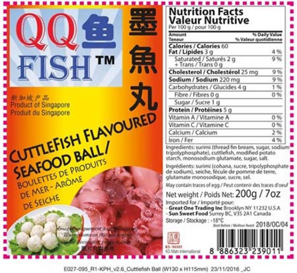 QQ Fish Seafood — recalled seafood (photo 3)