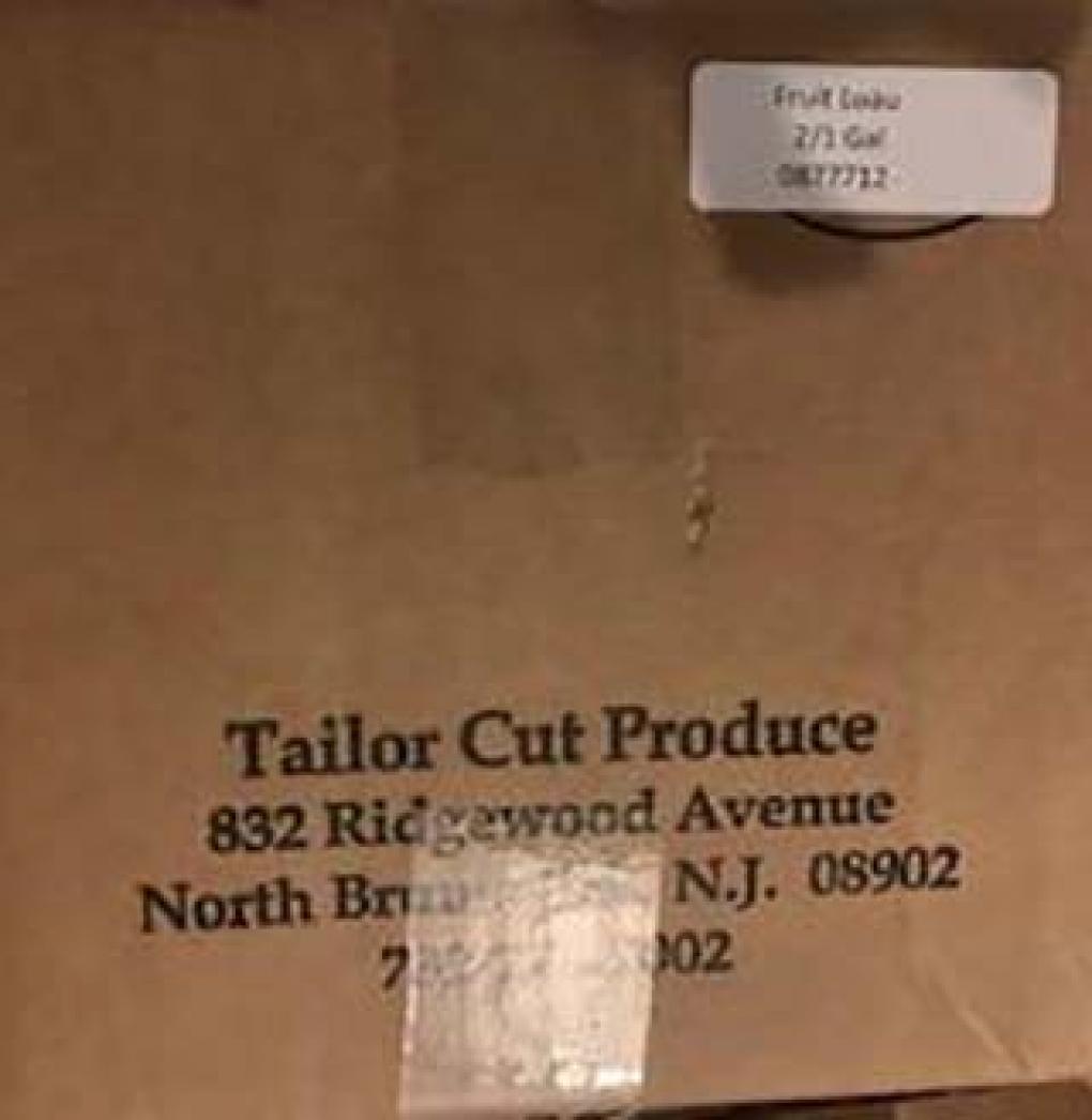Tailor Cut Produce Fresh produce — recalled fresh produce