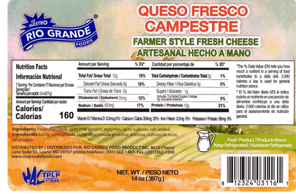 El Abuelito, Rio Grande, Rio Lindo Other food products — recalled other food products