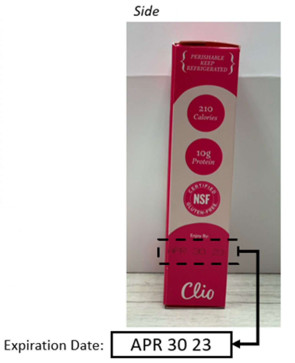 Clio Dairy — recalled dairy