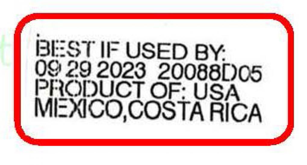 Wawona Frozen Foods Fresh produce — recalled fresh produce (photo 3)