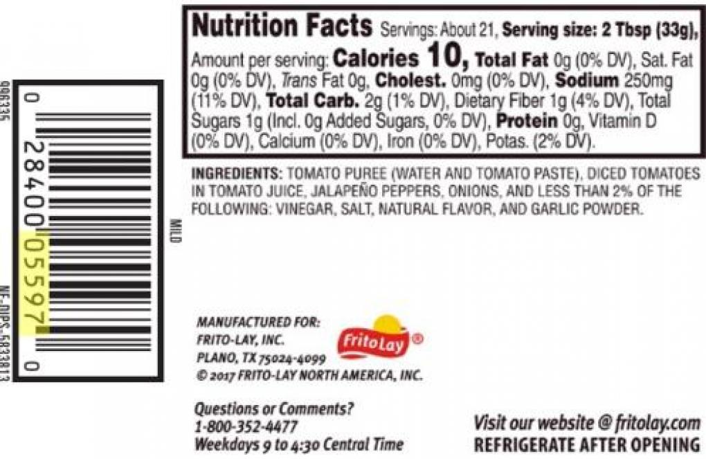 Tostitos Sauces & dips — recalled sauces & dips (photo 2)