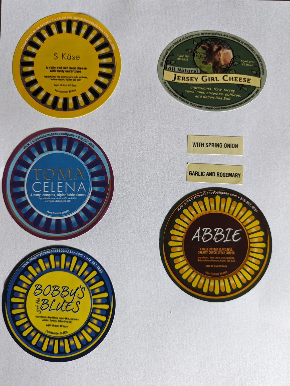 Cooperstown Cheese Company Dairy — recalled dairy