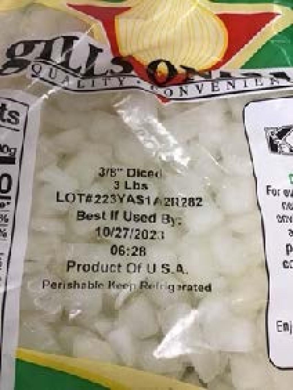 Gills Onions Fresh produce — recalled fresh produce (photo 2)