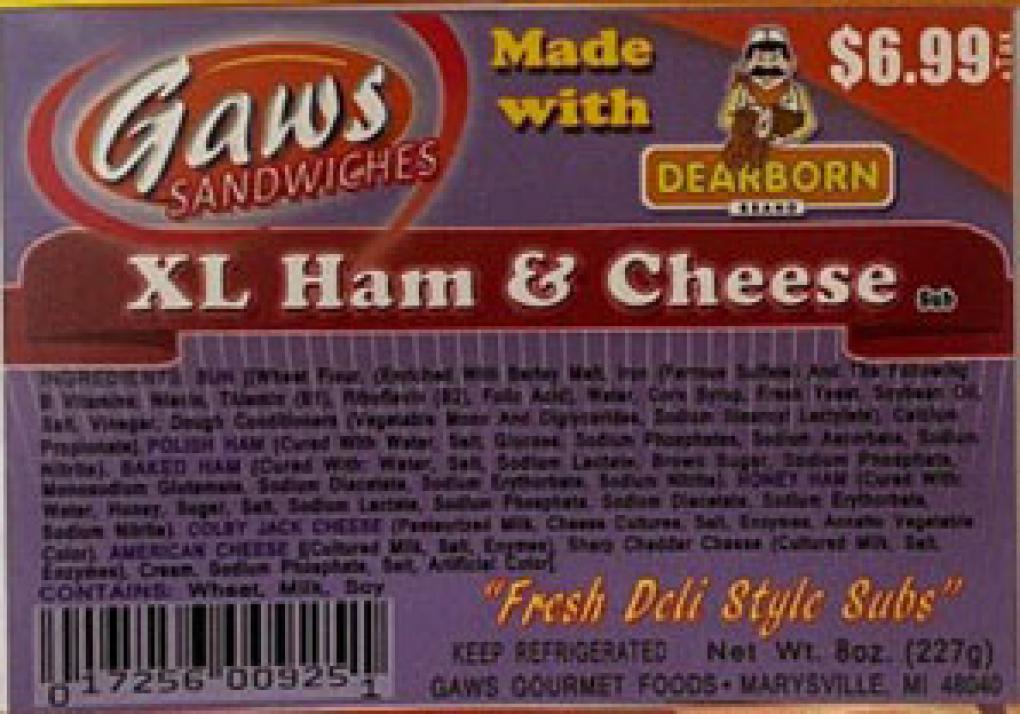 Gaws Other food products — recalled other food products (photo 2)