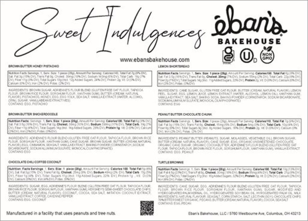 Eban’s Bakehouse Bakery — recalled bakery
