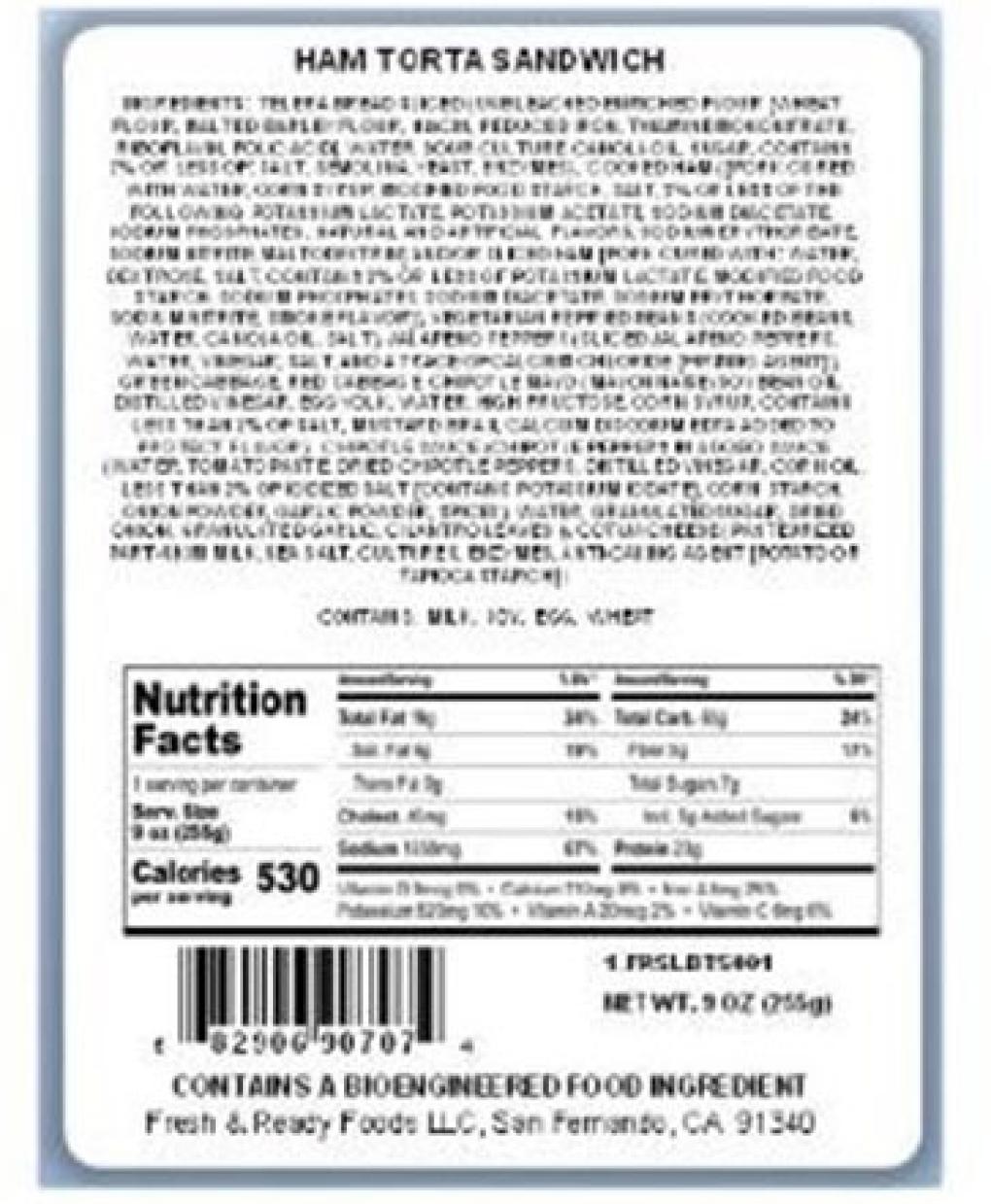 Fresh and Ready, Sprig and Sprout, Jack and Olive Other food products — recalled other food products (photo 3)