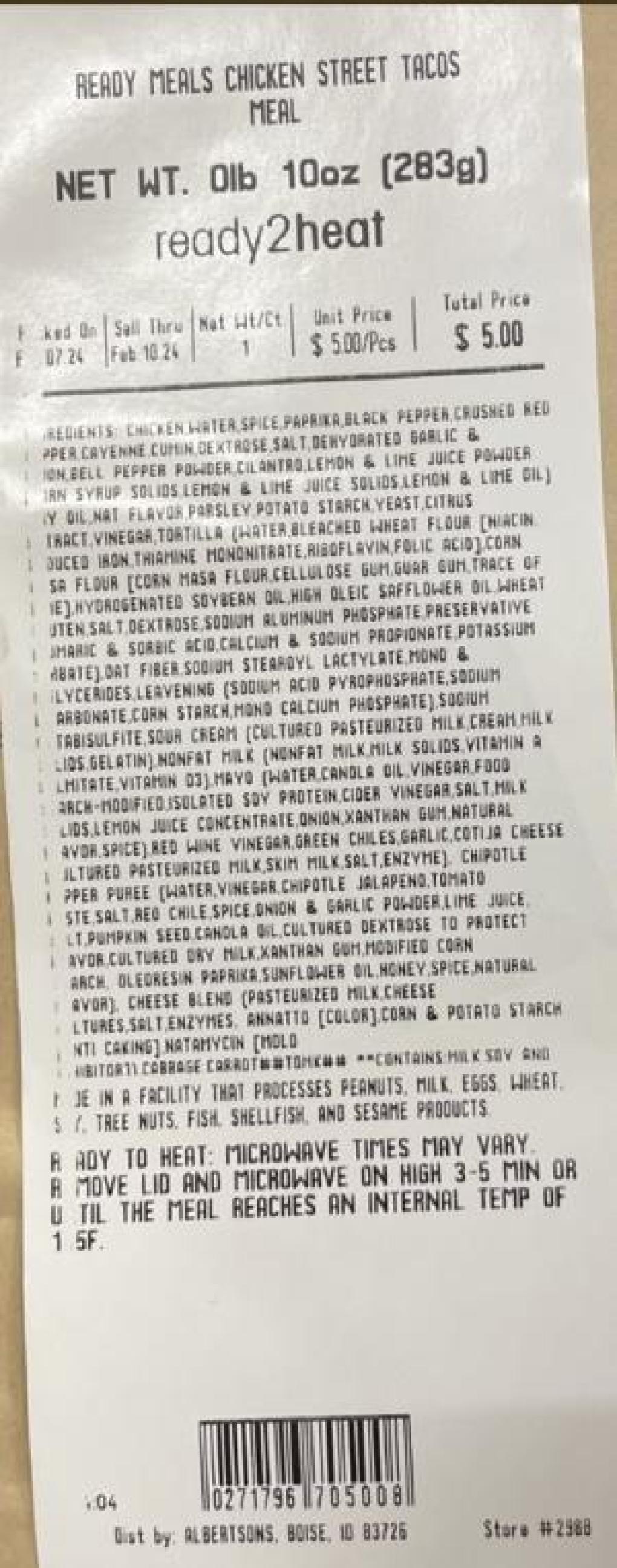 Albertsons, Safeway, Eagle, Carrs-Safeway, Pavilions, Vons, Randalls, Tom Thumb, Shaw's, S Meat & poultry — recalled… (photo 4)