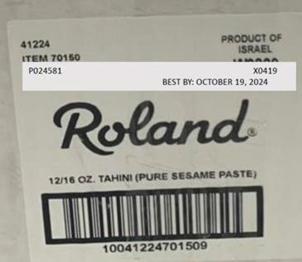 Roland Nuts & seeds — recalled nuts & seeds (photo 3)