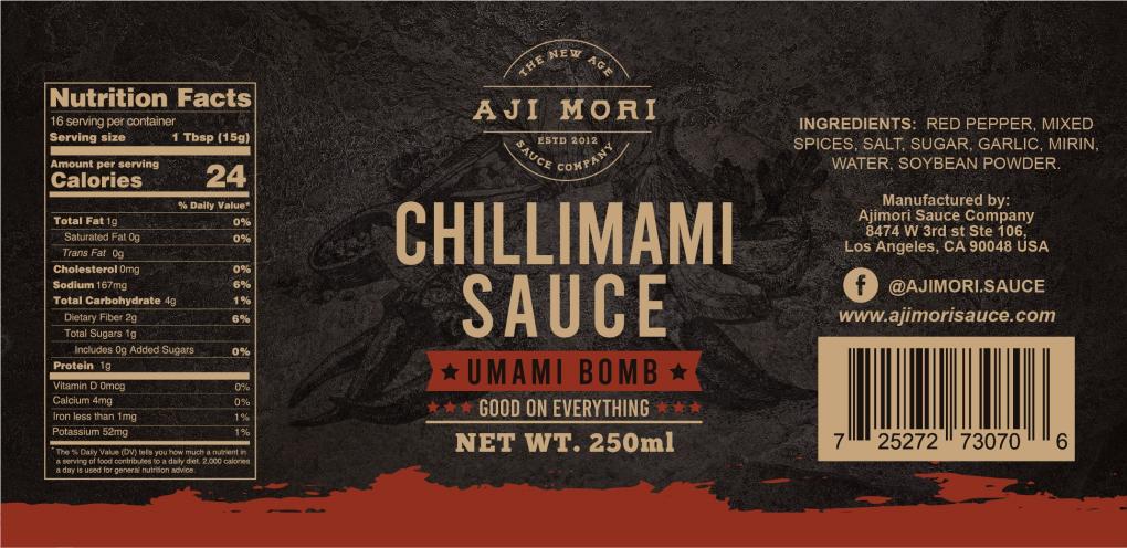 Aji Mori Sauces & dips — recalled sauces & dips