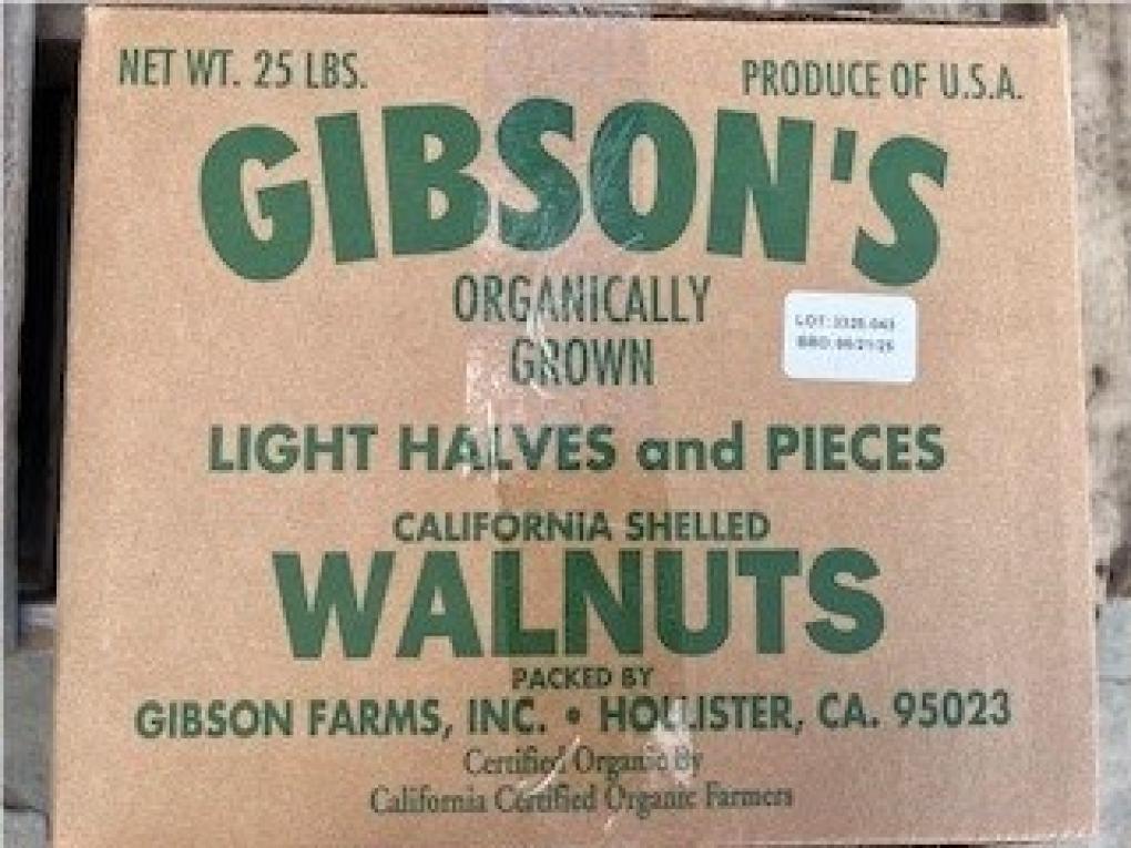 Gibson Farms Nuts & seeds — recalled nuts & seeds