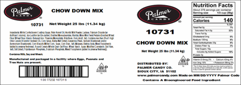 Palmer Candy Company Candy & chocolate — recalled candy & chocolate (photo 3)
