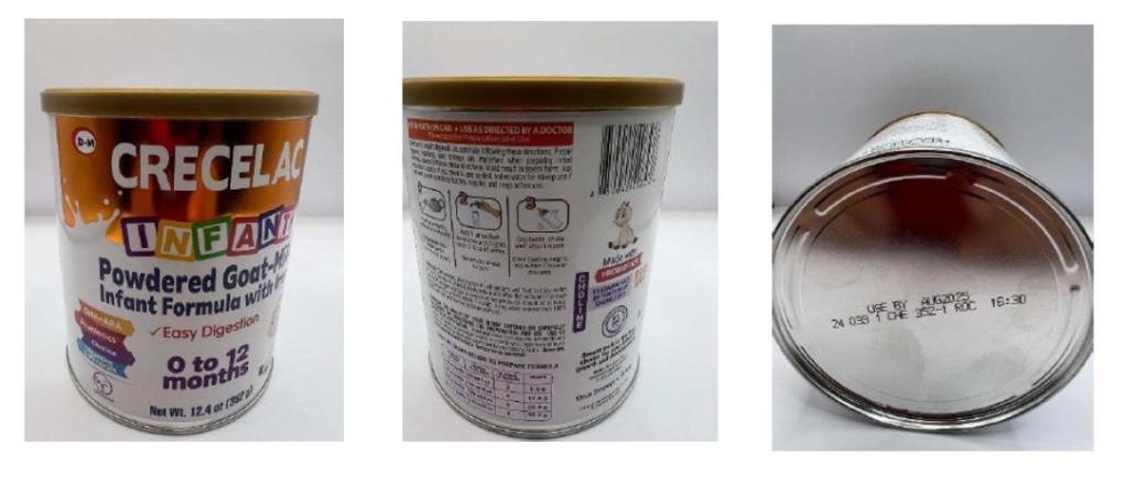 Crecelac and Farmalac Infant formula & baby food — recalled infant formula & baby food