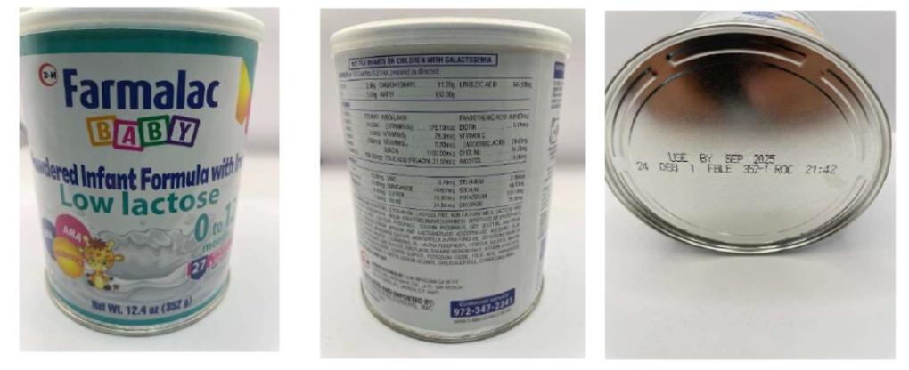 Crecelac and Farmalac Infant formula & baby food — recalled infant formula & baby food (photo 4)