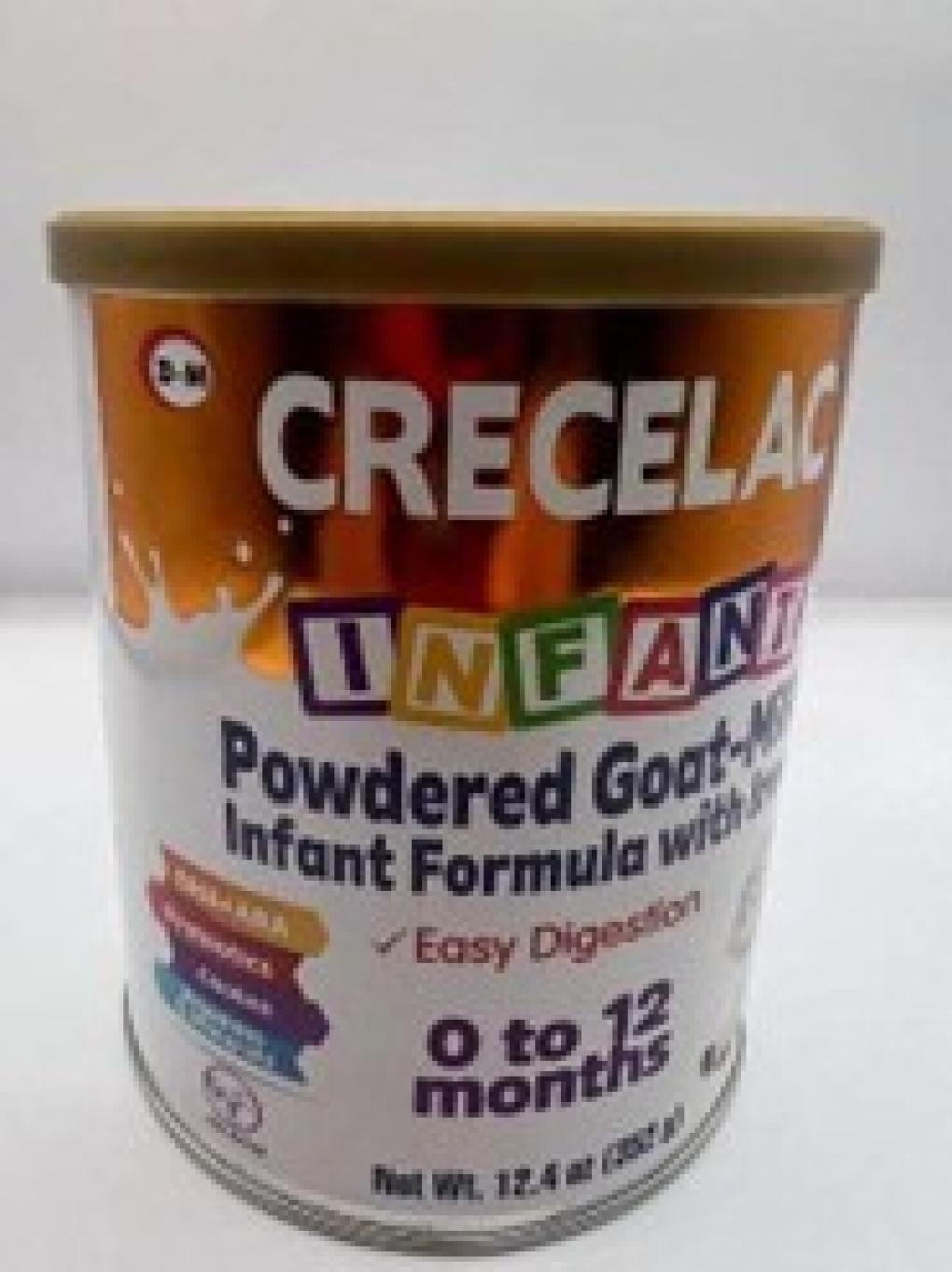 Crecelac Infant formula & baby food — recalled infant formula & baby food