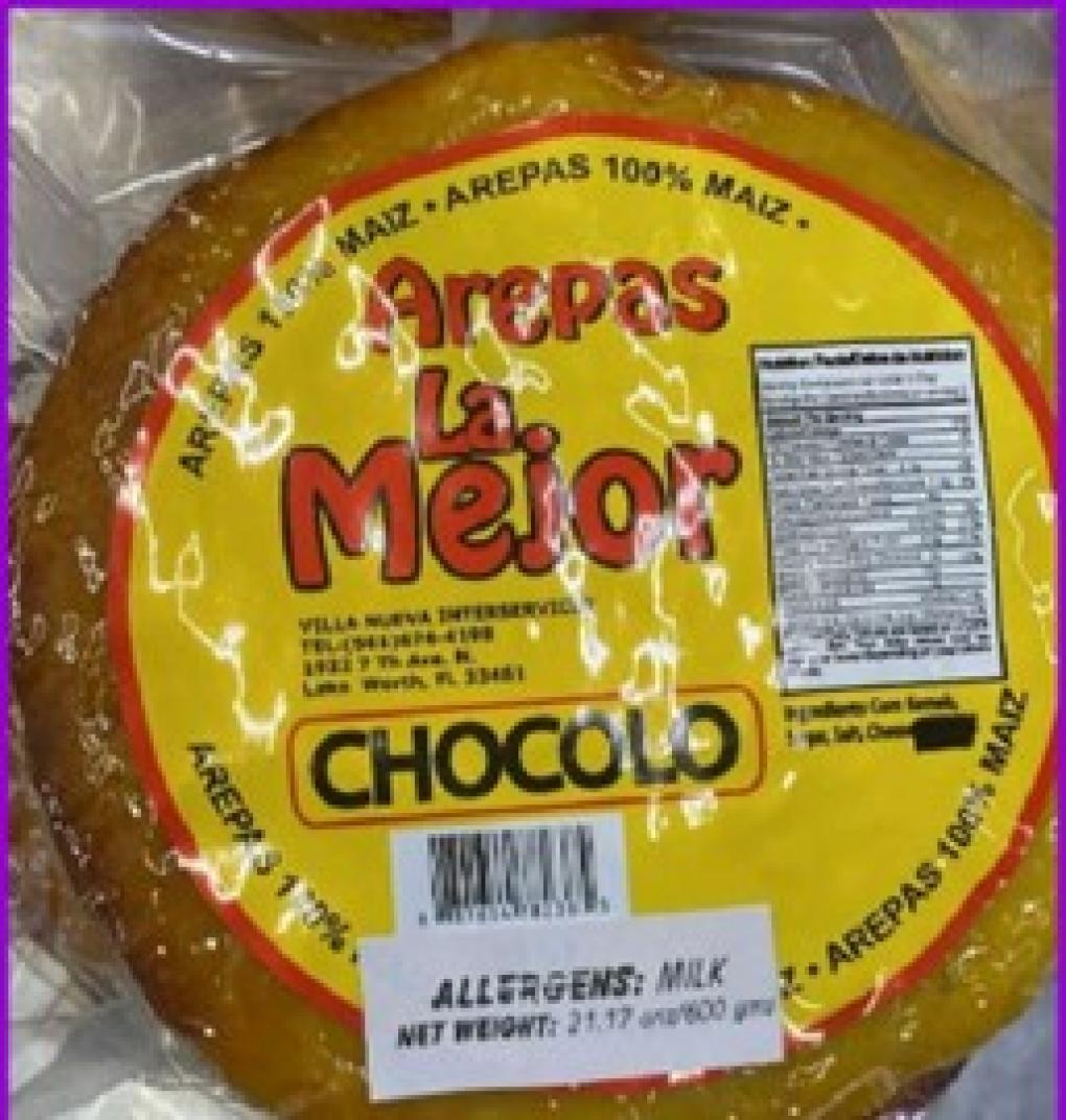 Arepas La Mejor Bakery — recalled bakery