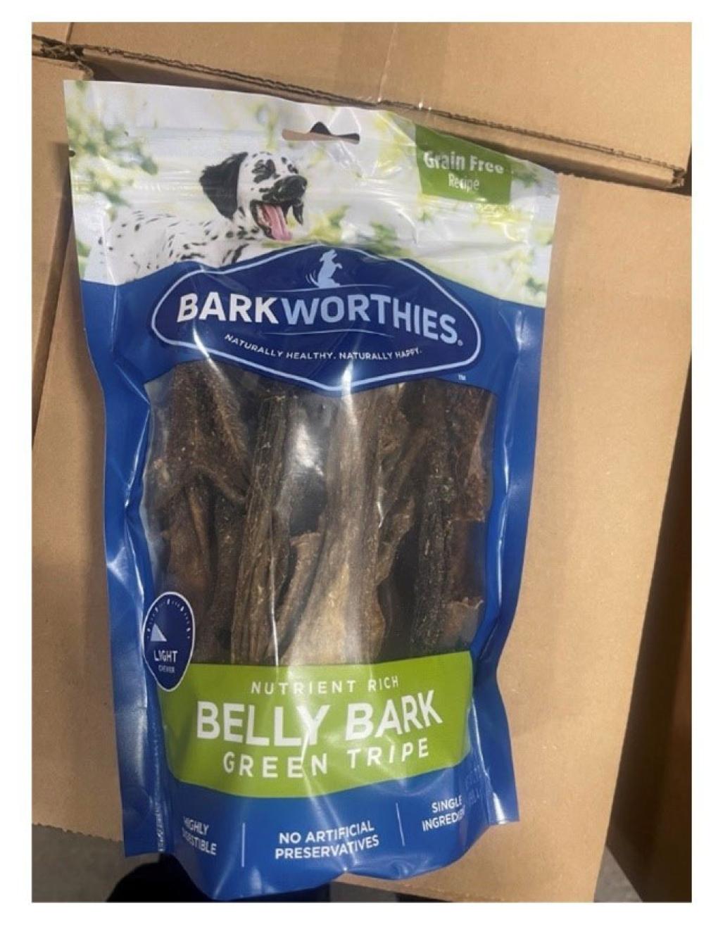 BARKWORTHIES and BEST BULLY STICKS Pet food & treats — recalled pet food & treats