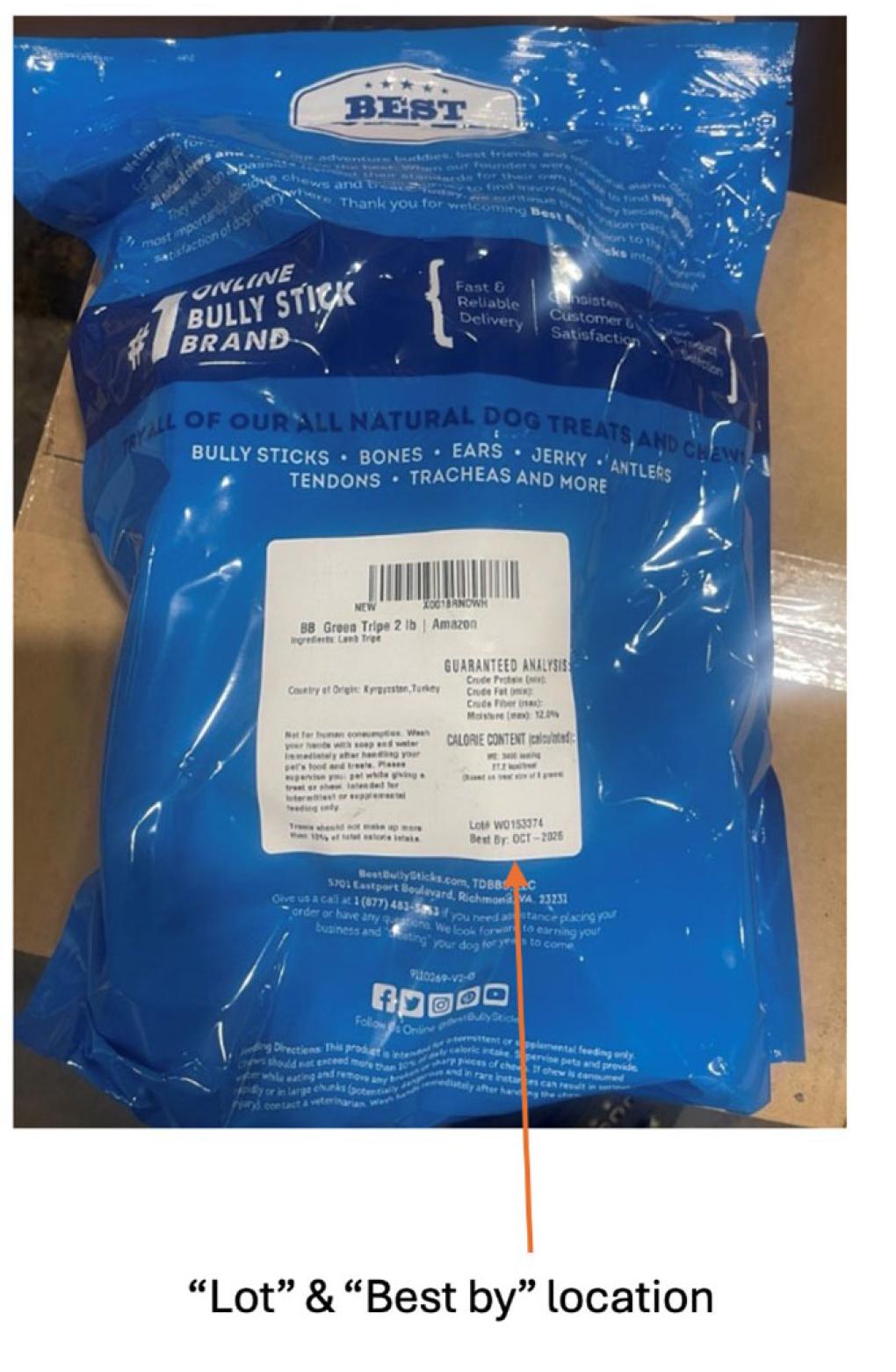 BARKWORTHIES and BEST BULLY STICKS Pet food & treats — recalled pet food & treats (photo 4)