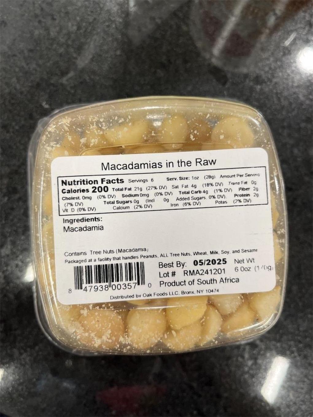 terrafina Other food products — recalled other food products