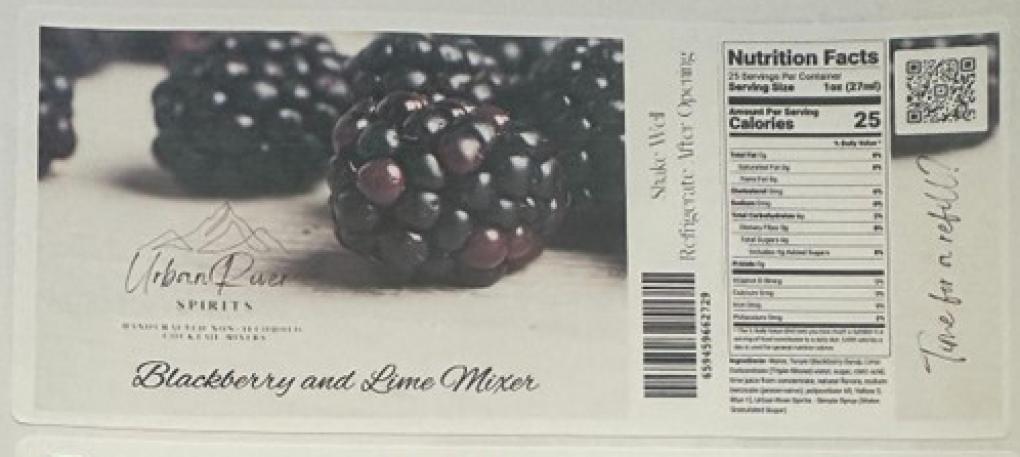 Urban River Spirits Beverages — recalled beverages