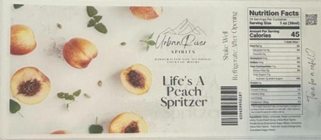 Urban River Spirits Beverages — recalled beverages (photo 2)