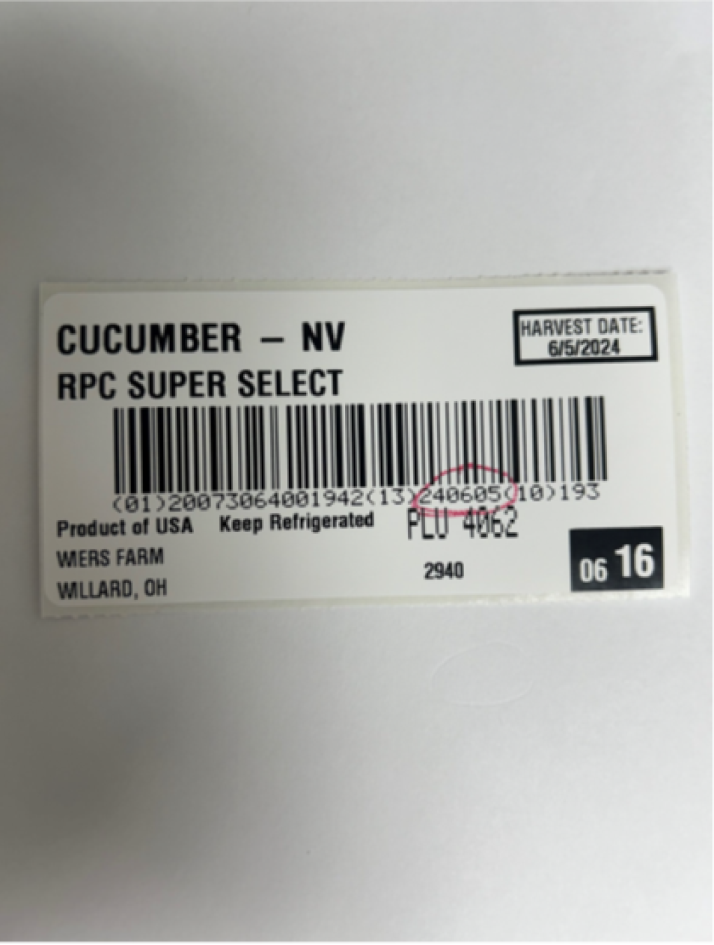 Wiers Farm Fresh produce — recalled fresh produce (photo 4)