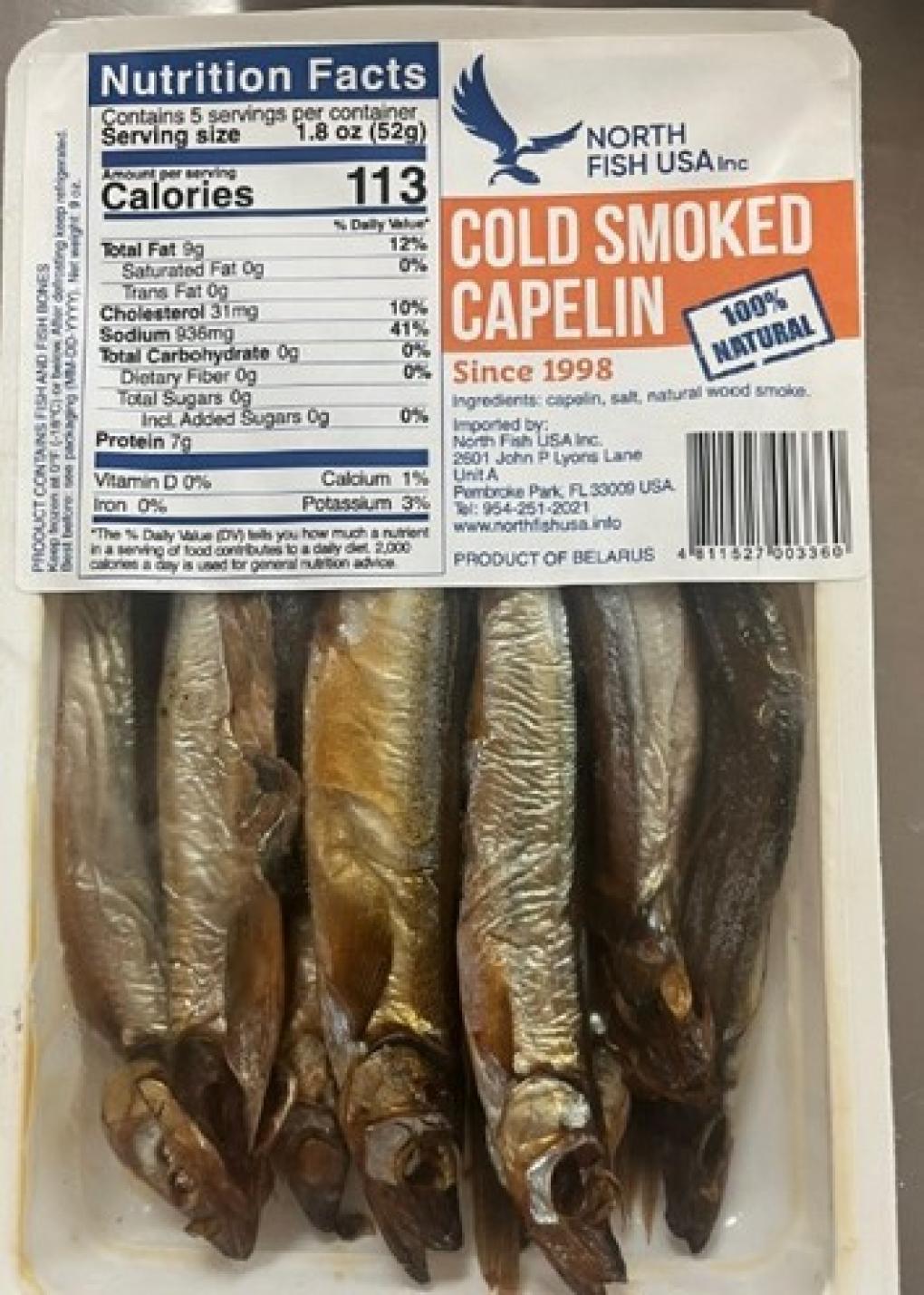 North Fish Other food products — recalled other food products