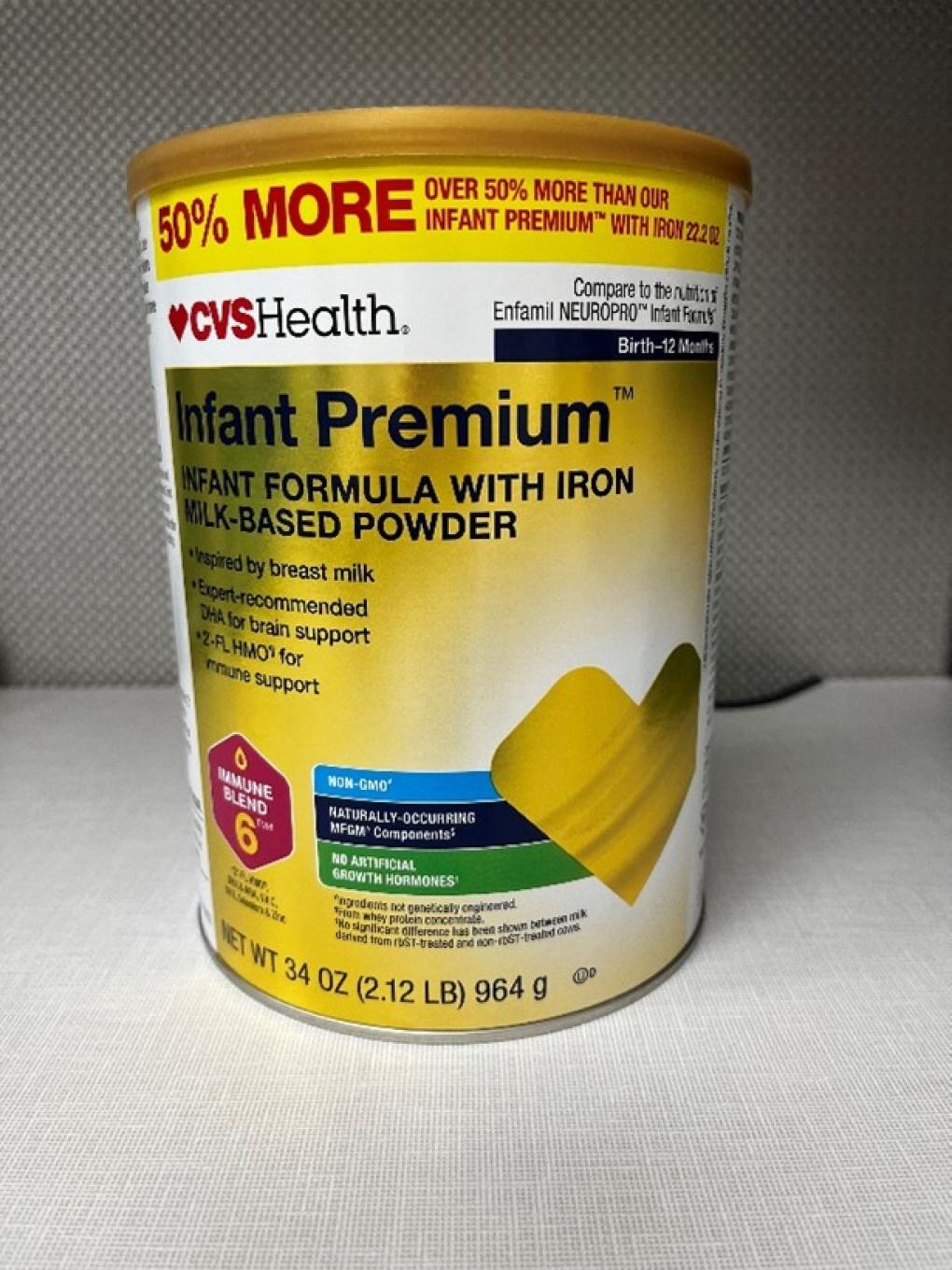 CVS Health, H-E-B Baby Infant formula & baby food — recalled infant formula & baby food