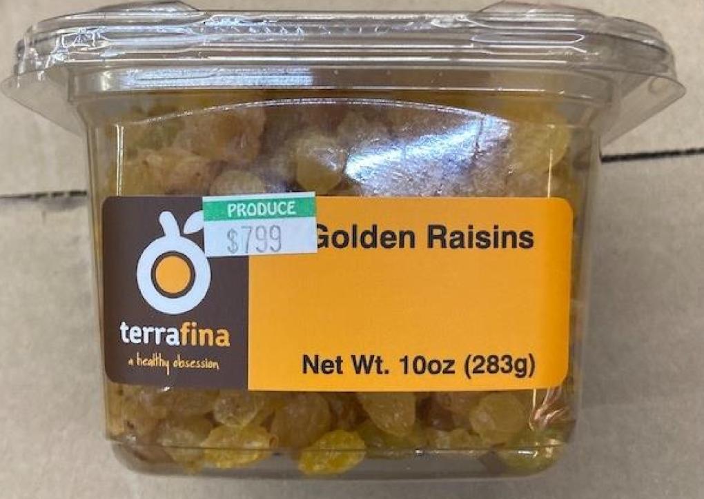 terrafina Other food products — recalled other food products