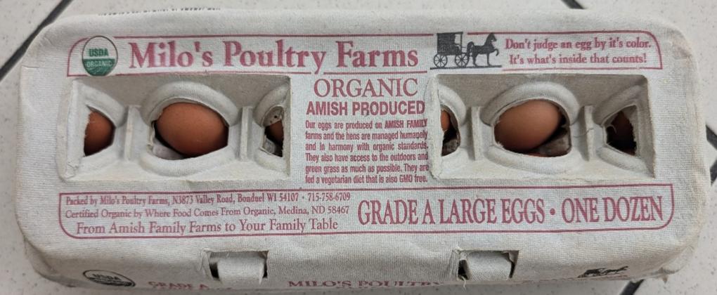 Milo’s Poultry Farms & Tony’s Fresh Market Eggs — recalled eggs (photo 2)