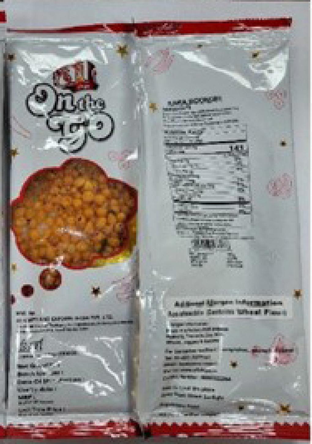 a-1 On the Go Snacks — recalled snacks (photo 2)