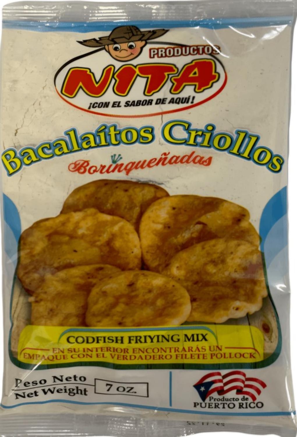 Bacalaitos Criollos Seafood — recalled seafood