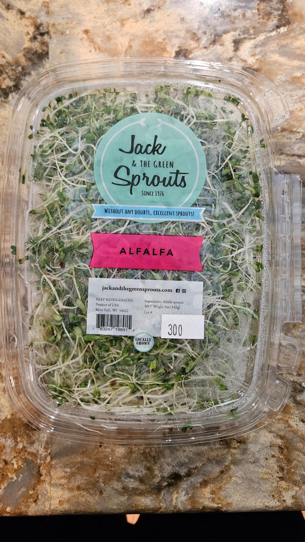 Jack & the Green Sprouts Fresh produce — recalled fresh produce