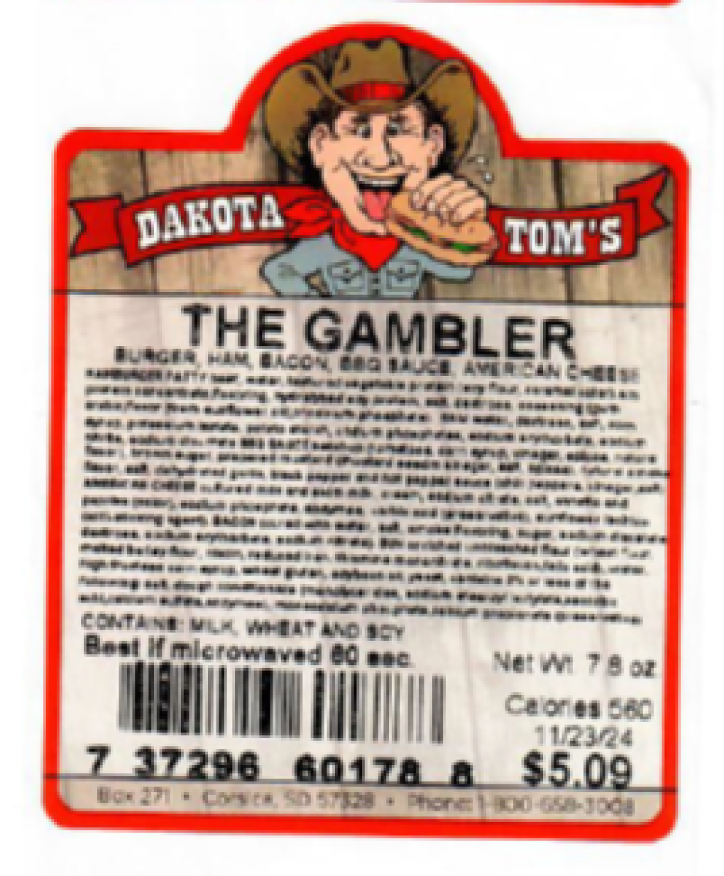 Dakota Tom’s Dairy — recalled dairy (photo 3)