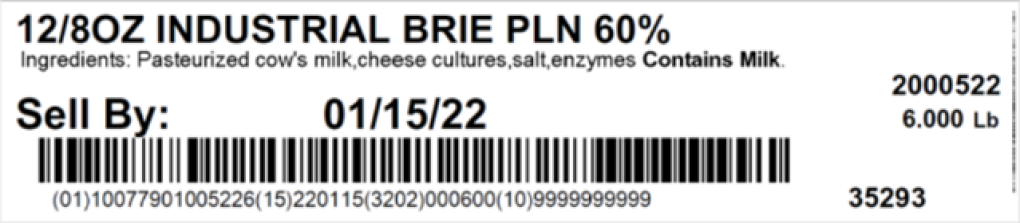 Aldi, La Bonne Vie and others Dairy — recalled dairy (photo 4)