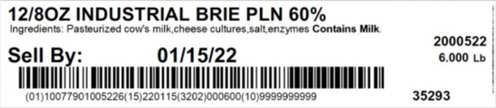 Aldi, La Bonne Vie and others Dairy — recalled dairy (photo 3)