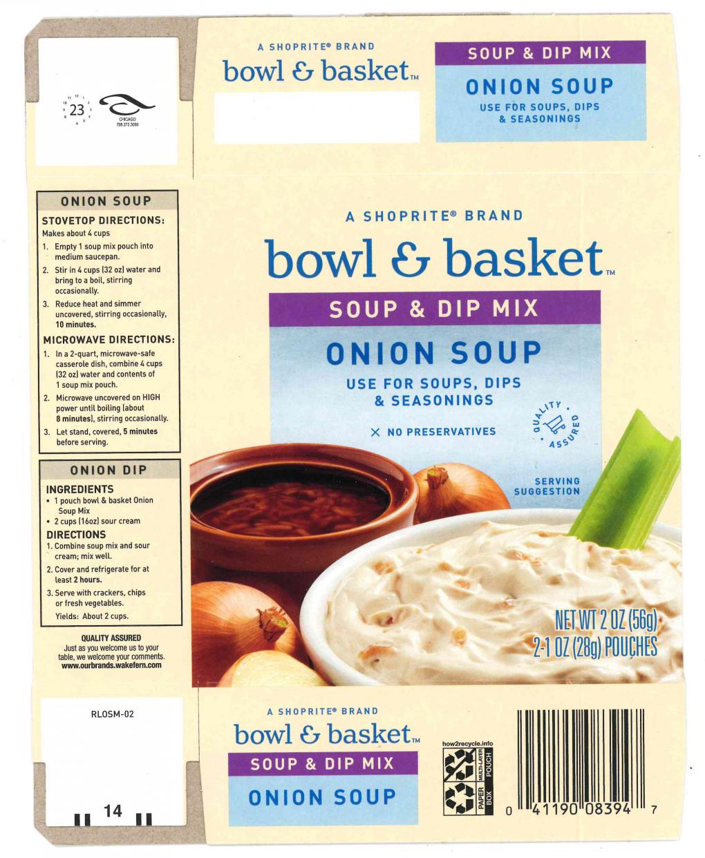 Bowl & Basket Fresh produce — recalled fresh produce