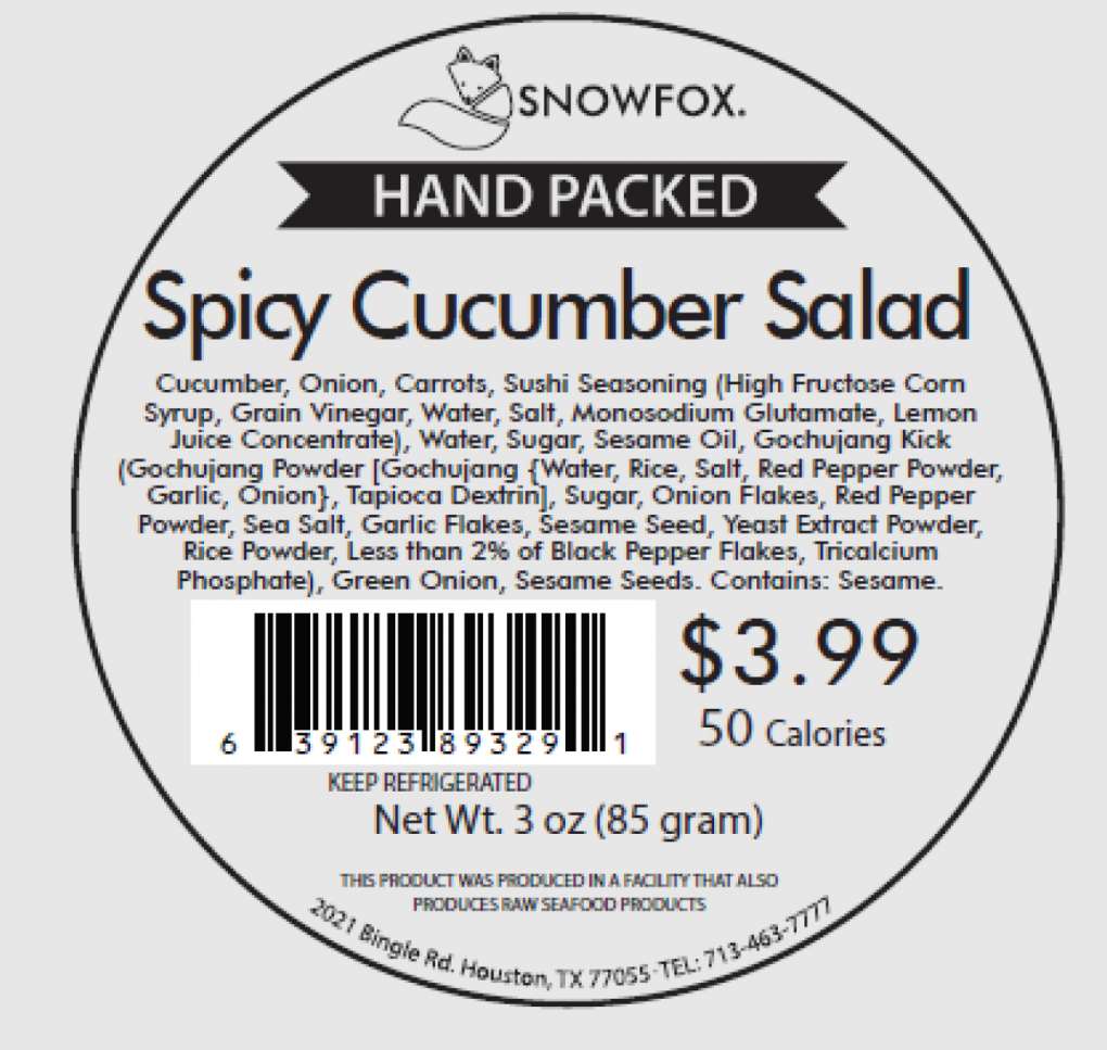 Snowfruit Fresh produce — recalled fresh produce (photo 2)